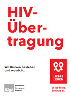 Abbildung vom Titelblatt der Publikation HIV-Übertragung